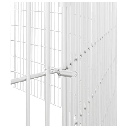 Konijnenkooi met 12 panelen 54x80 cm gegalvaniseerd ijzer 54 x 80 cm 12 panelen