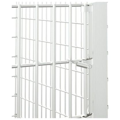 Konijnenkooi met 6 panelen 54x100 cm gegalvaniseerd ijzer 54 x 100 cm 6 panelen