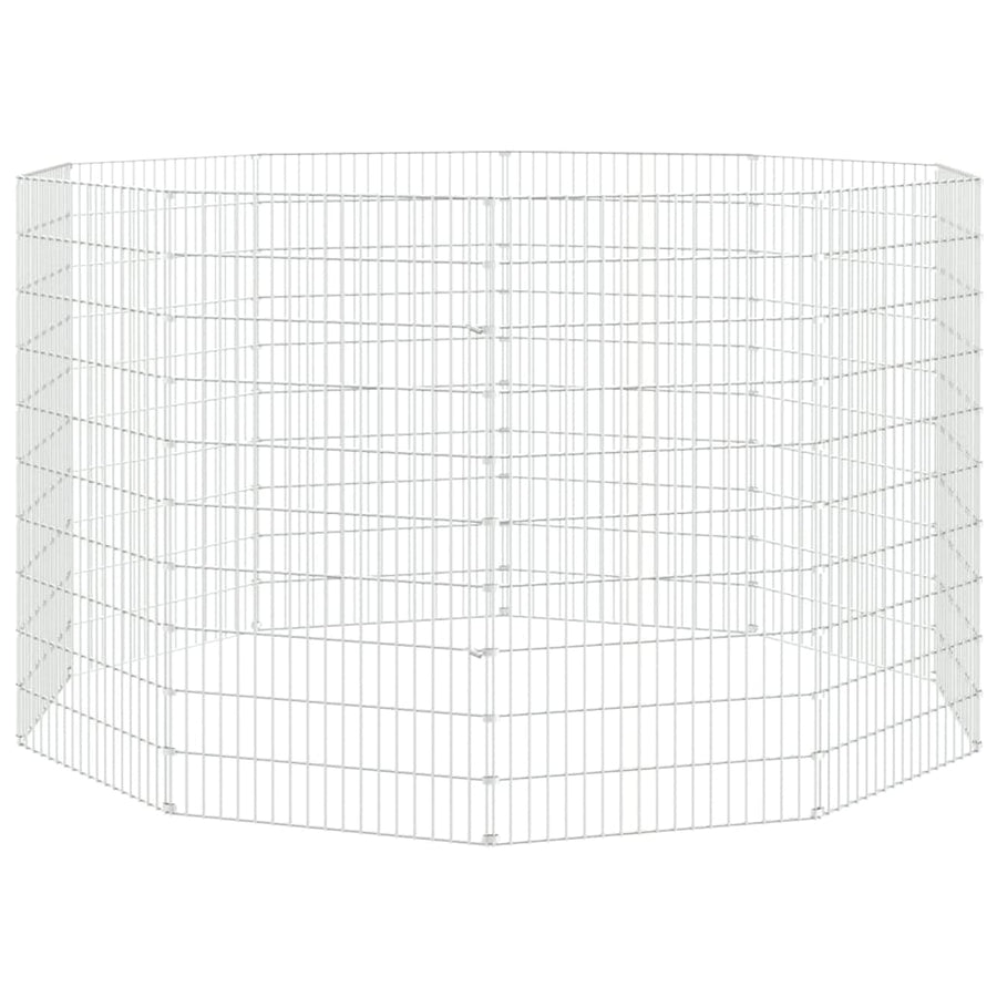 Konijnenkooi Met Gegalvaniseerd Ijzer 54 x 100 cm 10 panelen
