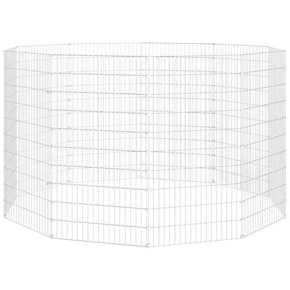 Konijnenkooi Met Gegalvaniseerd Ijzer 54 x 100 cm 10 panelen