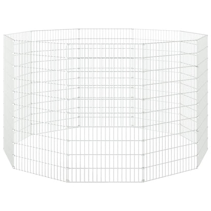 Konijnenkooi Met Gegalvaniseerd Ijzer 54 x 100 cm 10 panelen