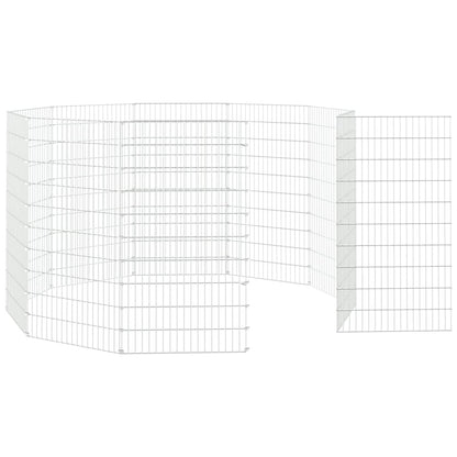 Konijnenkooi Met Gegalvaniseerd Ijzer 54 x 100 cm 10 panelen