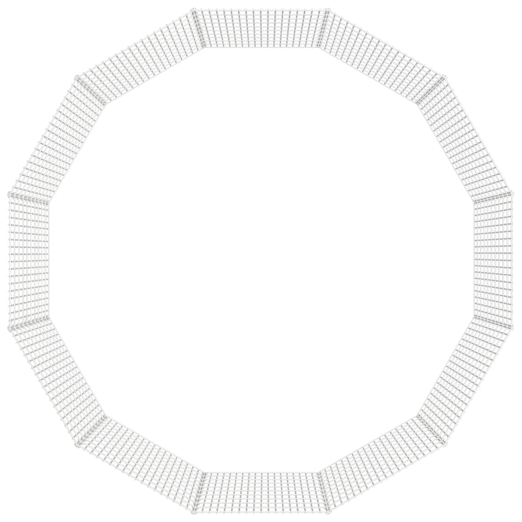 Konijnenkooi met 12 panelen 54x100 cm gegalvaniseerd ijzer 54 x 100 cm 12 panelen