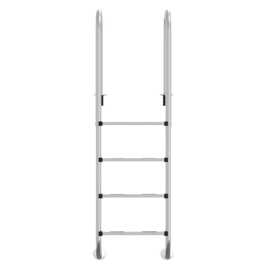 Zwembadladder 54X38X184,5 Cm 304 Roestvrij Staal 1
