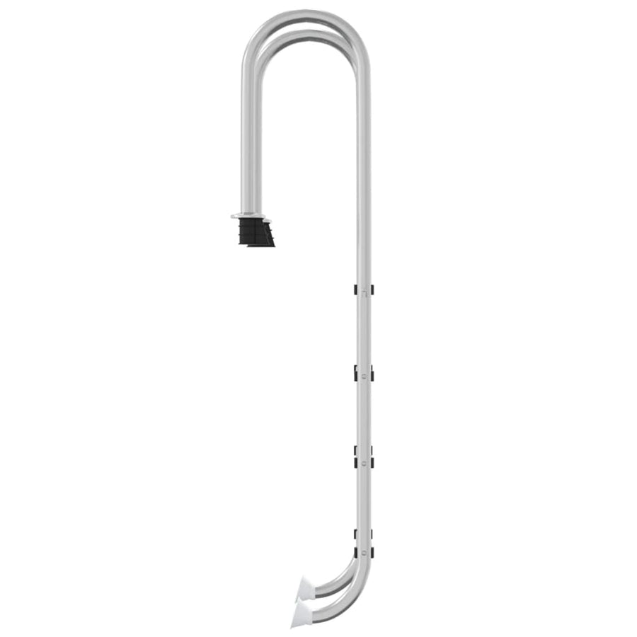 Zwembadladder 54X38X184,5 Cm 304 Roestvrij Staal 1
