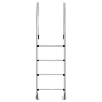 Zwembadladder 54X38X184,5 Cm 304 Roestvrij Staal