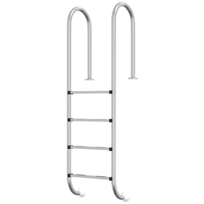 Zwembadladder 54X38X184,5 Cm 304 Roestvrij Staal 1