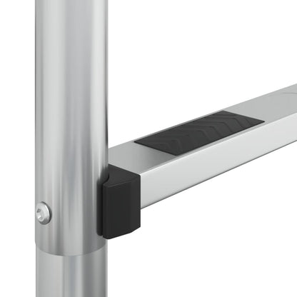 Zwembadladder 54X38X184,5 Cm 304 Roestvrij Staal 1