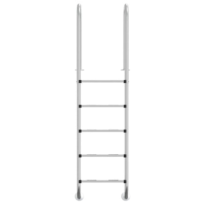 Zwembadladder 54x38x211 cm 304 roestvrij staal