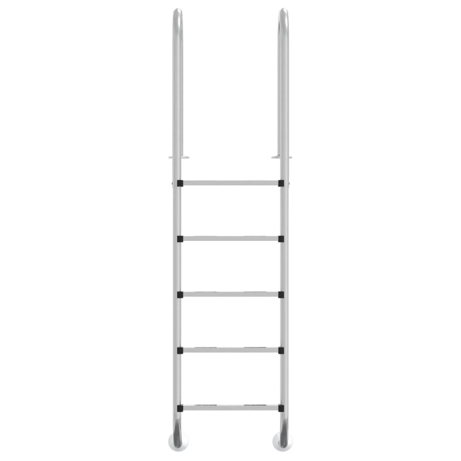 Zwembadladder 54x38x211 cm 304 roestvrij staal