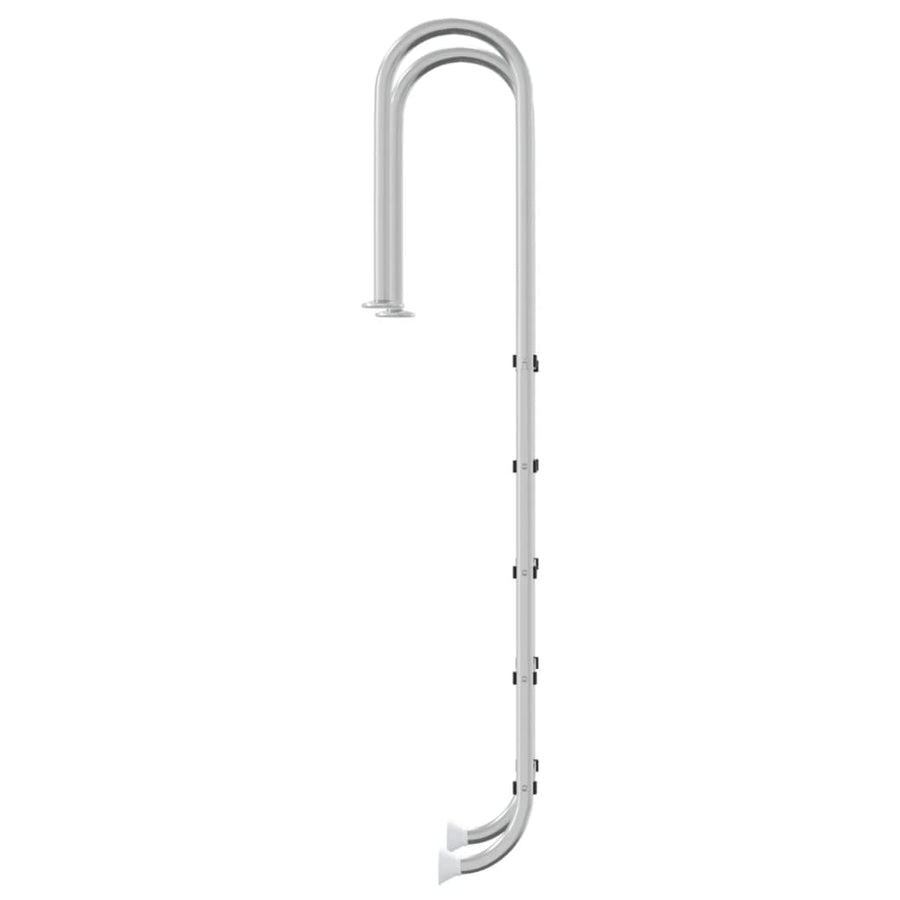 Zwembadladder 54x38x211 cm 304 roestvrij staal
