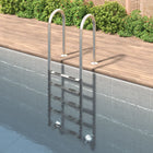 Swimming pool ladder 54x38x211 cm 304 stainless steel
