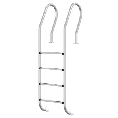 Zwembadladder 54x38x184,5 cm 304 roestvrij staal