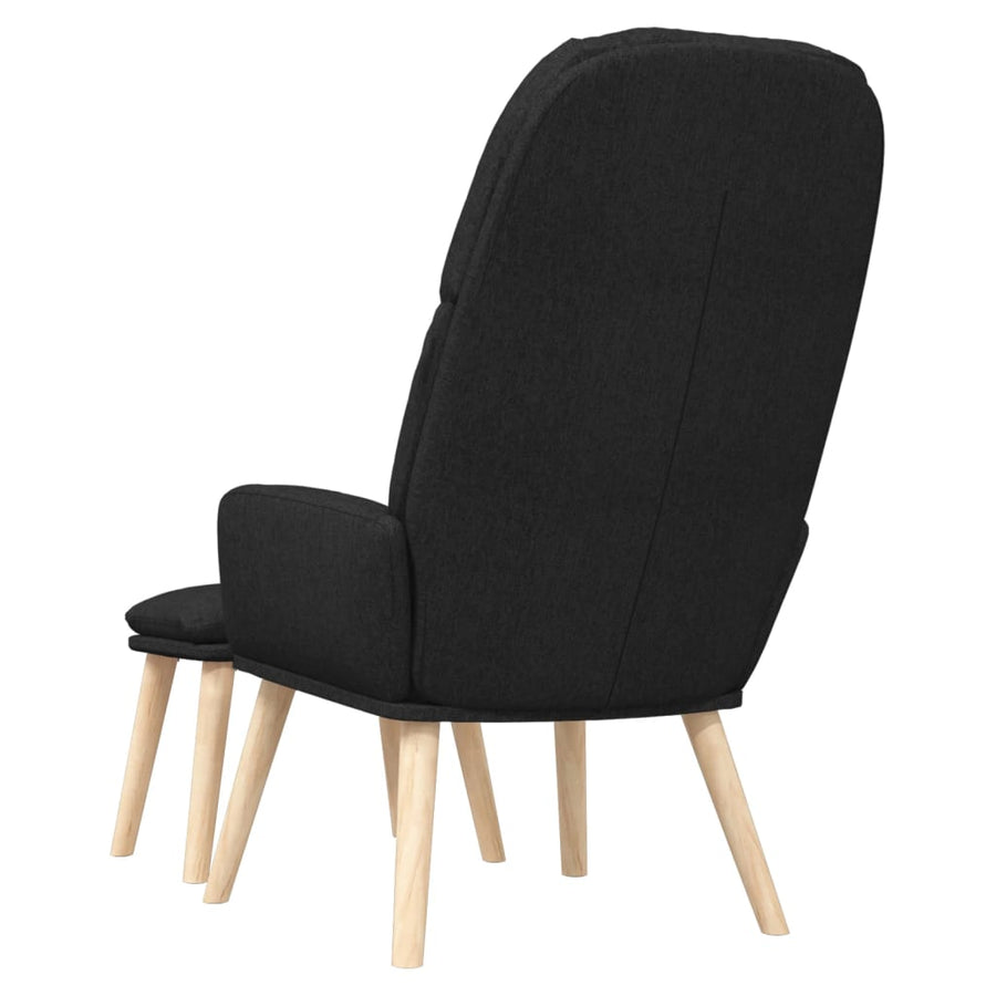Relaxstoel Met Voetenbank Stof 1
