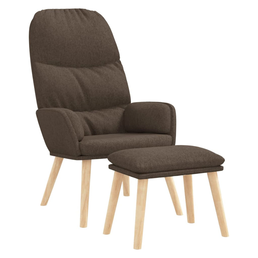 Relaxstoel Met Voetenbank Stof 1