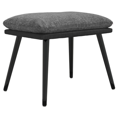 Relaxstoel Met Voetenbank Stof En Kunstleer 1