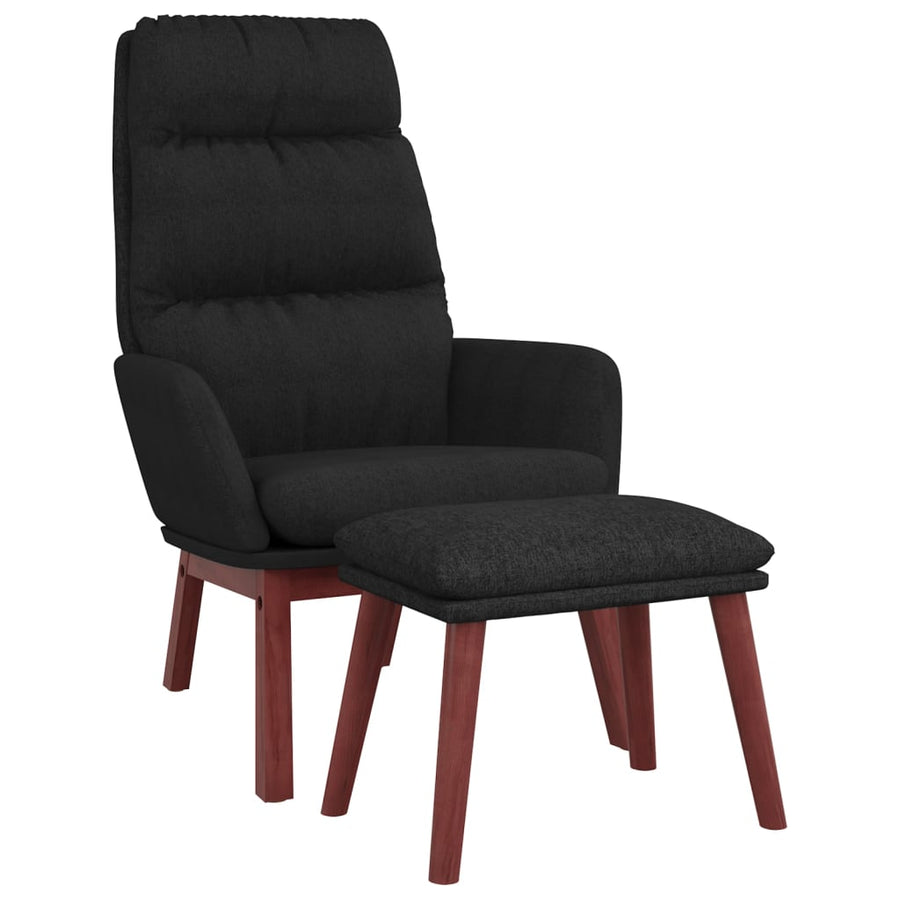 Relaxstoel Met Voetenbank Stof 1