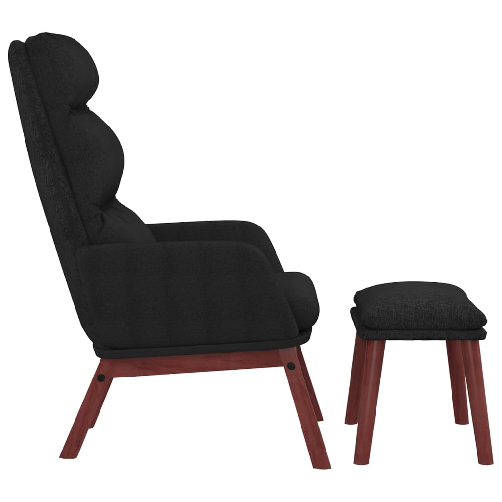 Relaxstoel Met Voetenbank Stof 1