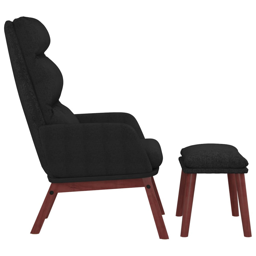 Relaxstoel Met Voetenbank Stof 1