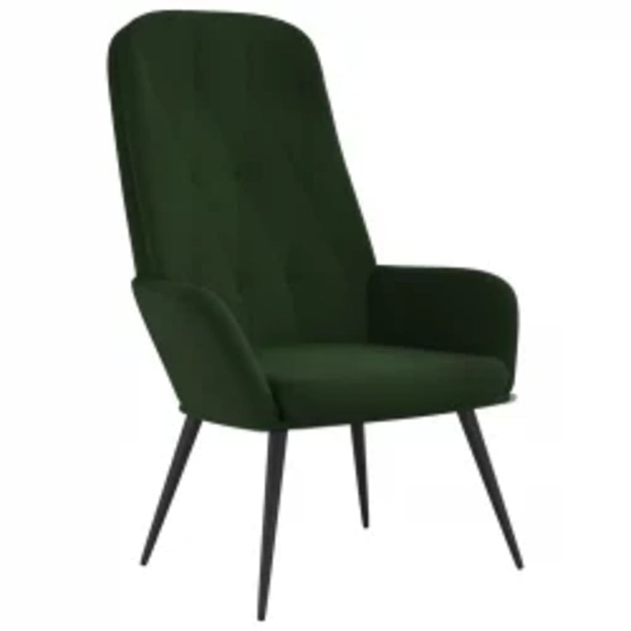 Relaxstoel Met Voetenbank Fluweel 1