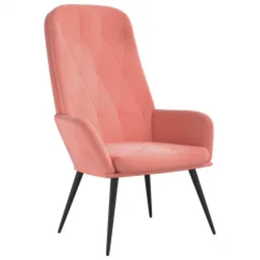 Relaxstoel Met Voetenbank Fluweel 1
