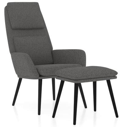 Relaxstoel Met Voetenbank Stof 1