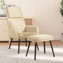 Relaxstoel Met Voetenbank Stof Kleurig 1