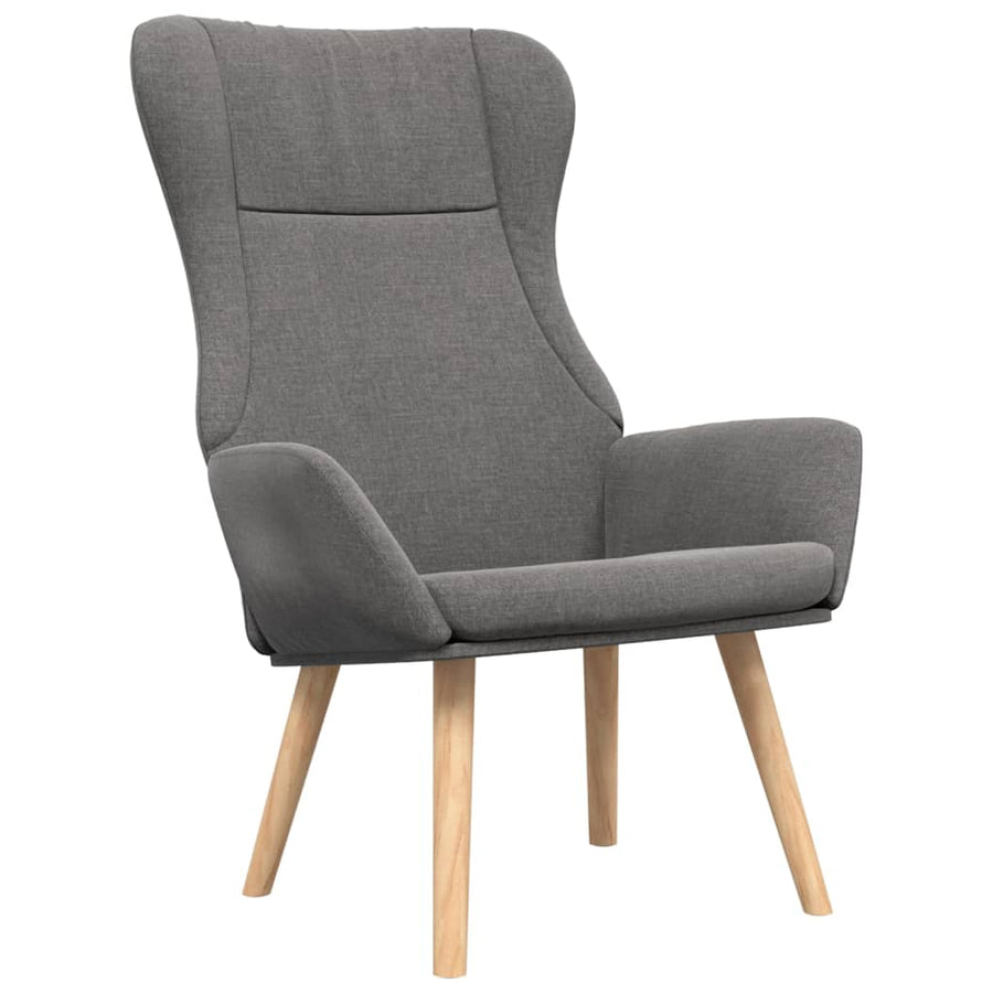 Relaxstoel Met Voetenbankje Stof 1