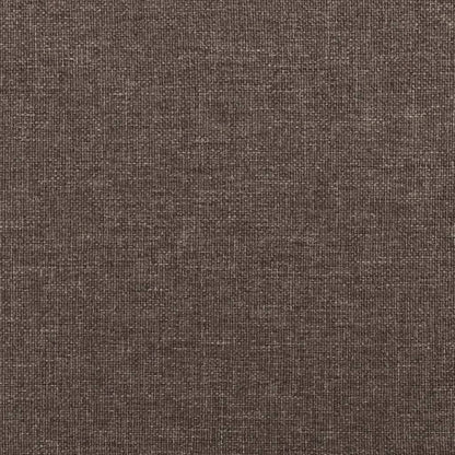 Relaxstoel met voetenbank stof taupe