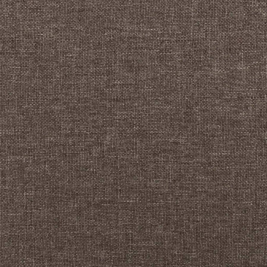 Relaxstoel met voetenbank stof taupe