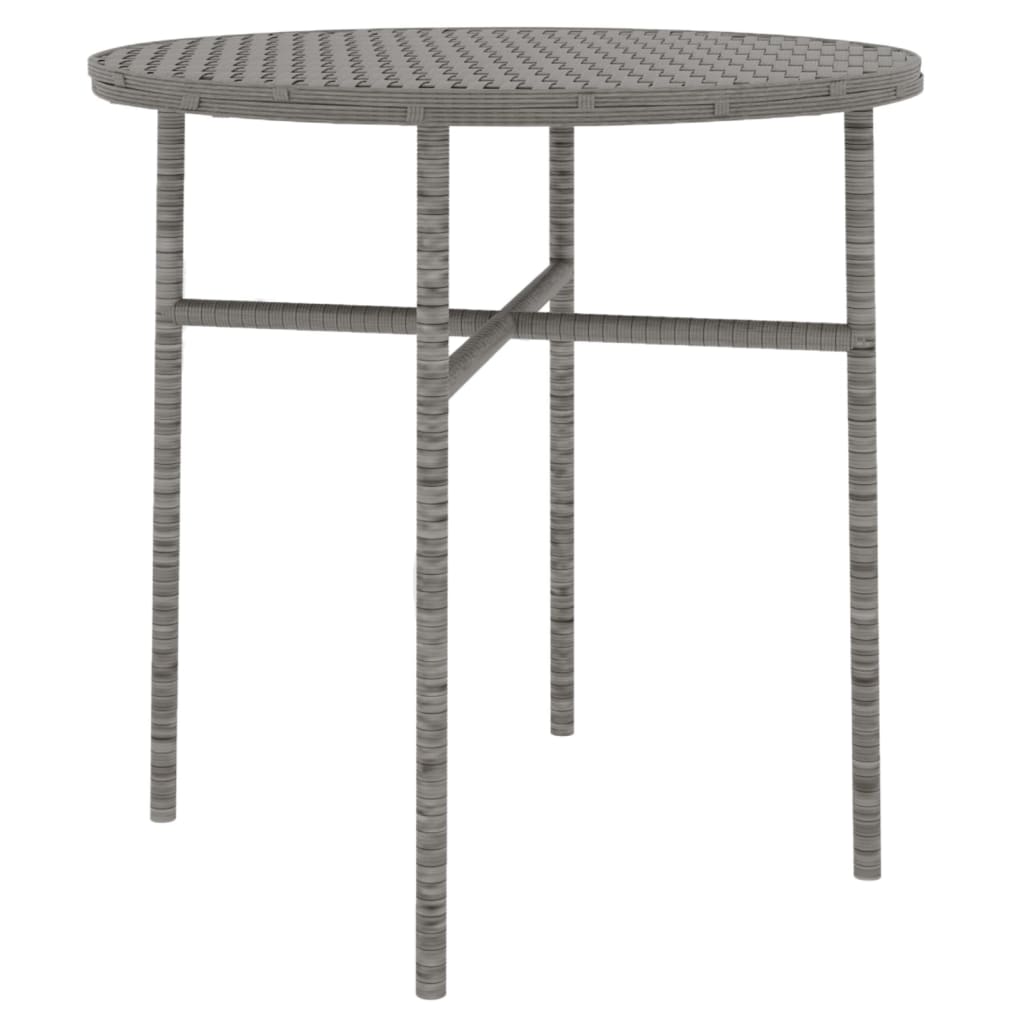 -Delige Tuinset Poly Rattan Grijs