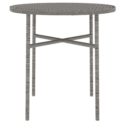 -Delige Tuinset Poly Rattan Grijs en bruin