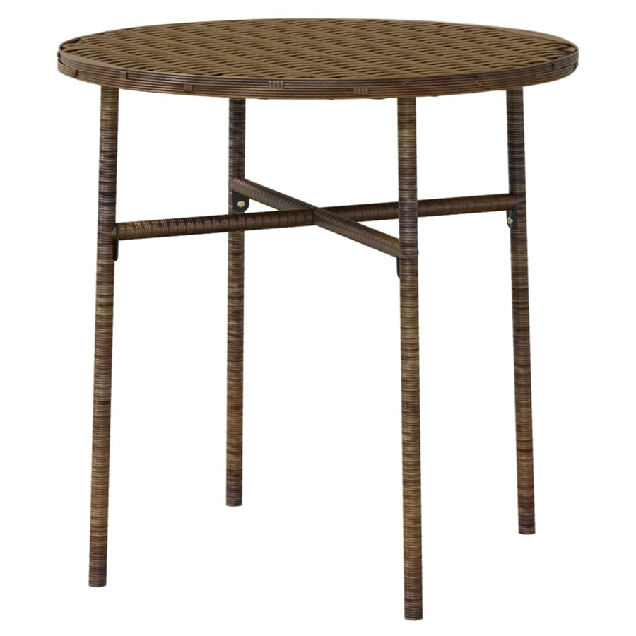 -Delige Tuinset Poly Rattan Bruin