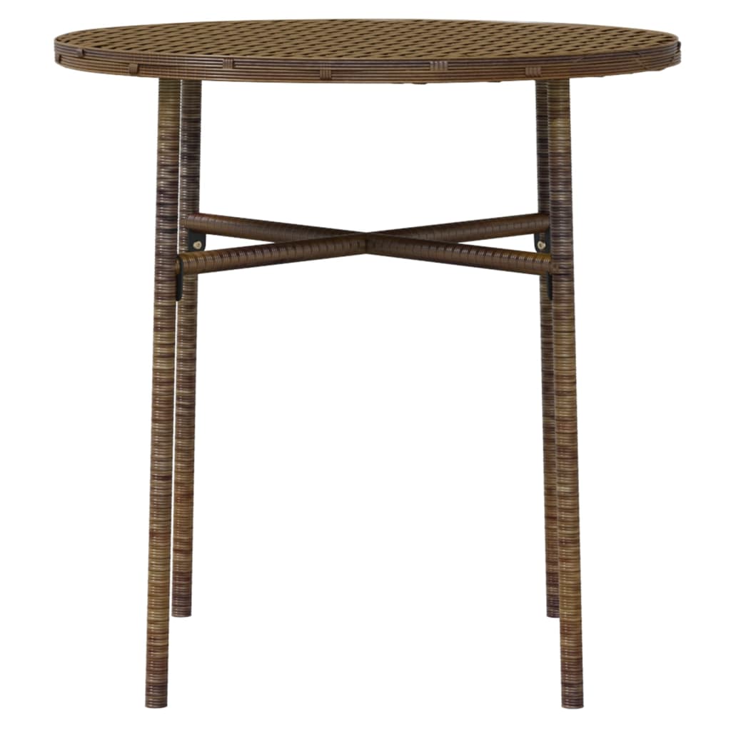 -Delige Tuinset Poly Rattan Bruin