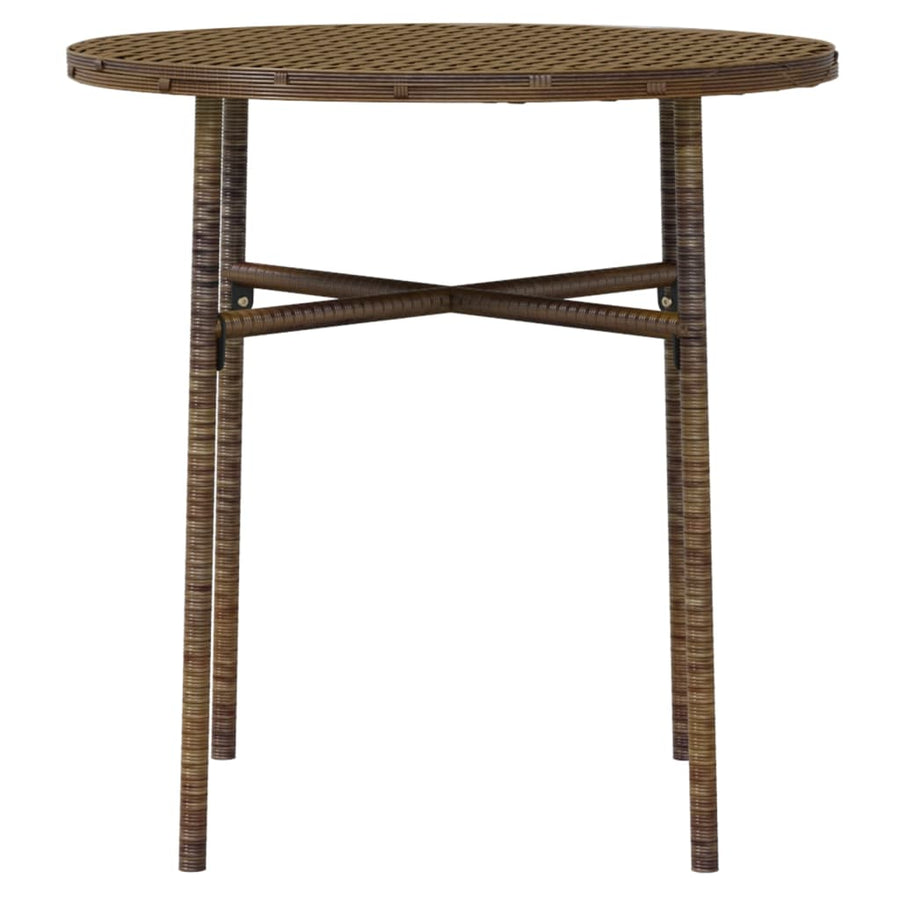 -Delige Tuinset Poly Rattan Bruin