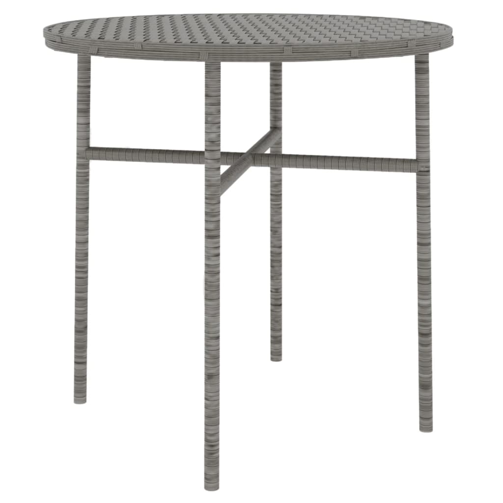 -Delige Tuinset Poly Rattan Grijs