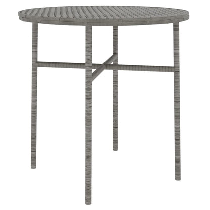 -Delige Tuinset Poly Rattan Grijs