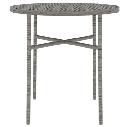 -Delige Tuinset Poly Rattan Grijs