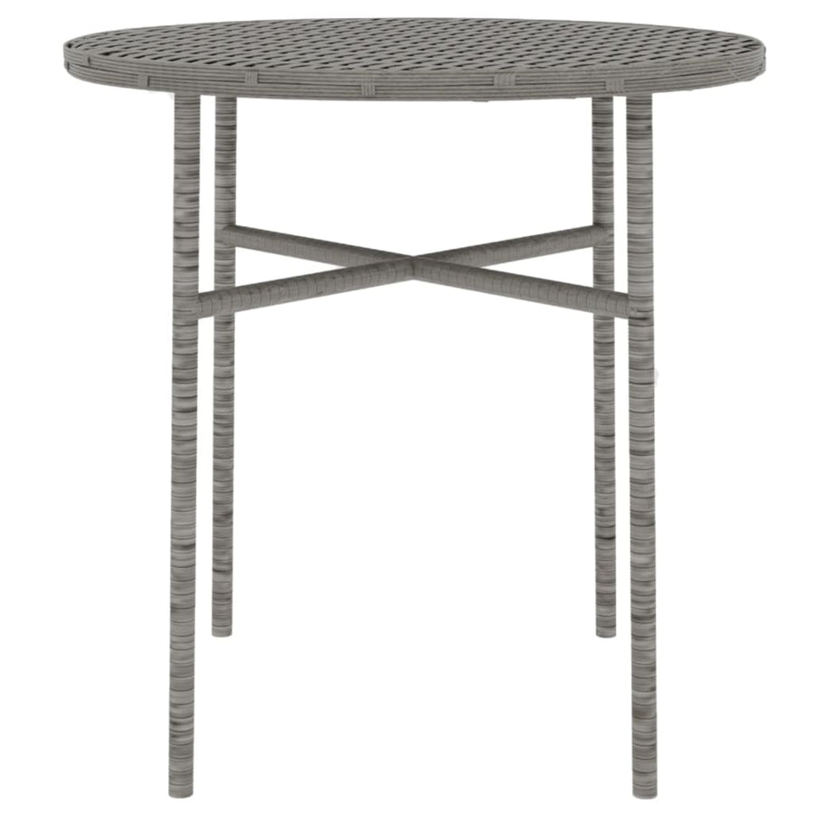 -Delige Tuinset Poly Rattan Grijs