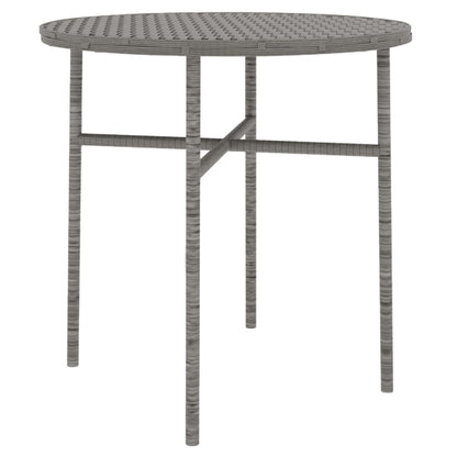 -Delige Tuinset Poly Rattan Grijs