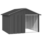 Hondenhok 116,5x103x81,5 cm gegalvaniseerd staal antraciet