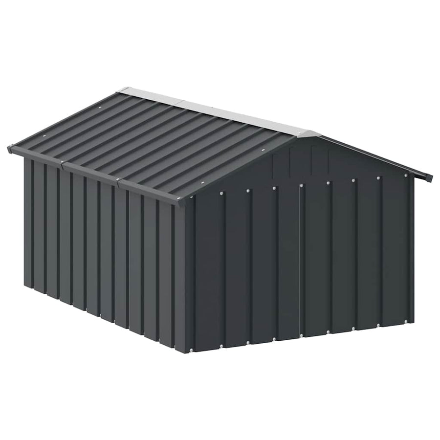 Hondenhok 116,5x153x81,5 cm gegalvaniseerd staal antracietkleur