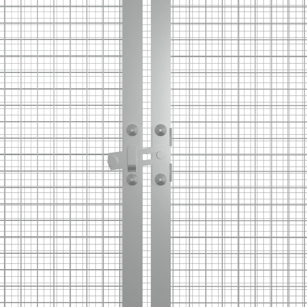 Kippenhok Gegalvaniseerd Staal Kleurig 200 x 91 x 100 cm Antraciet