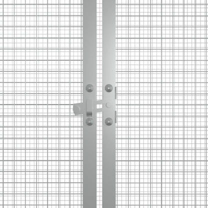 Kippenhok Gegalvaniseerd Staal Kleurig 200 x 91 x 100 cm Antraciet