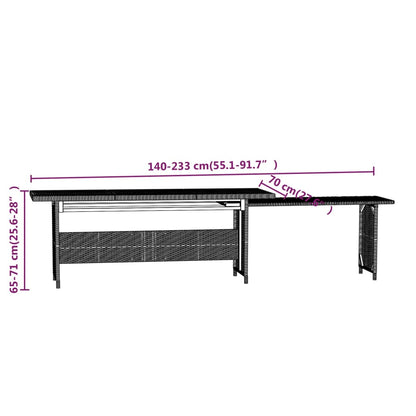 -Delige Loungeset Met Kussens Poly Rattan Grijs 6