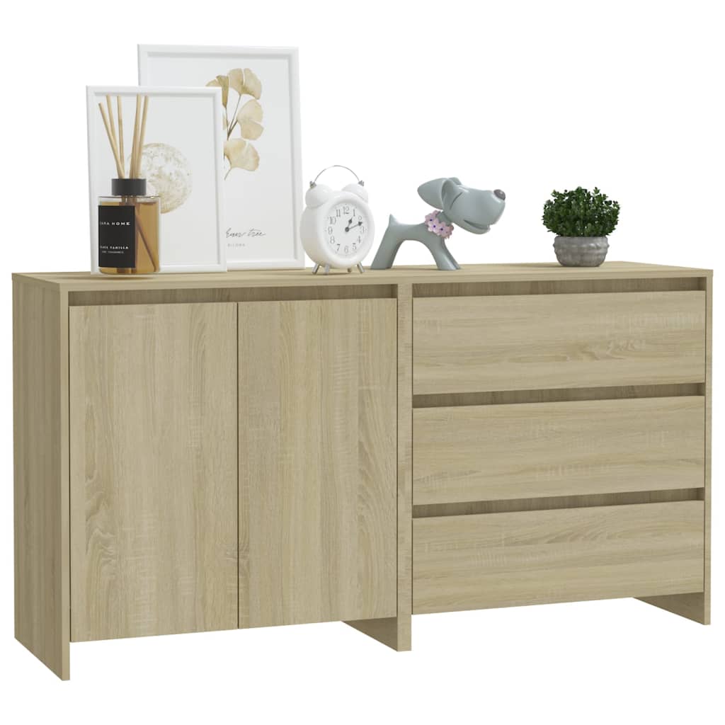 Dressoirs Bewerkt Hout Kleurig Sonoma eiken