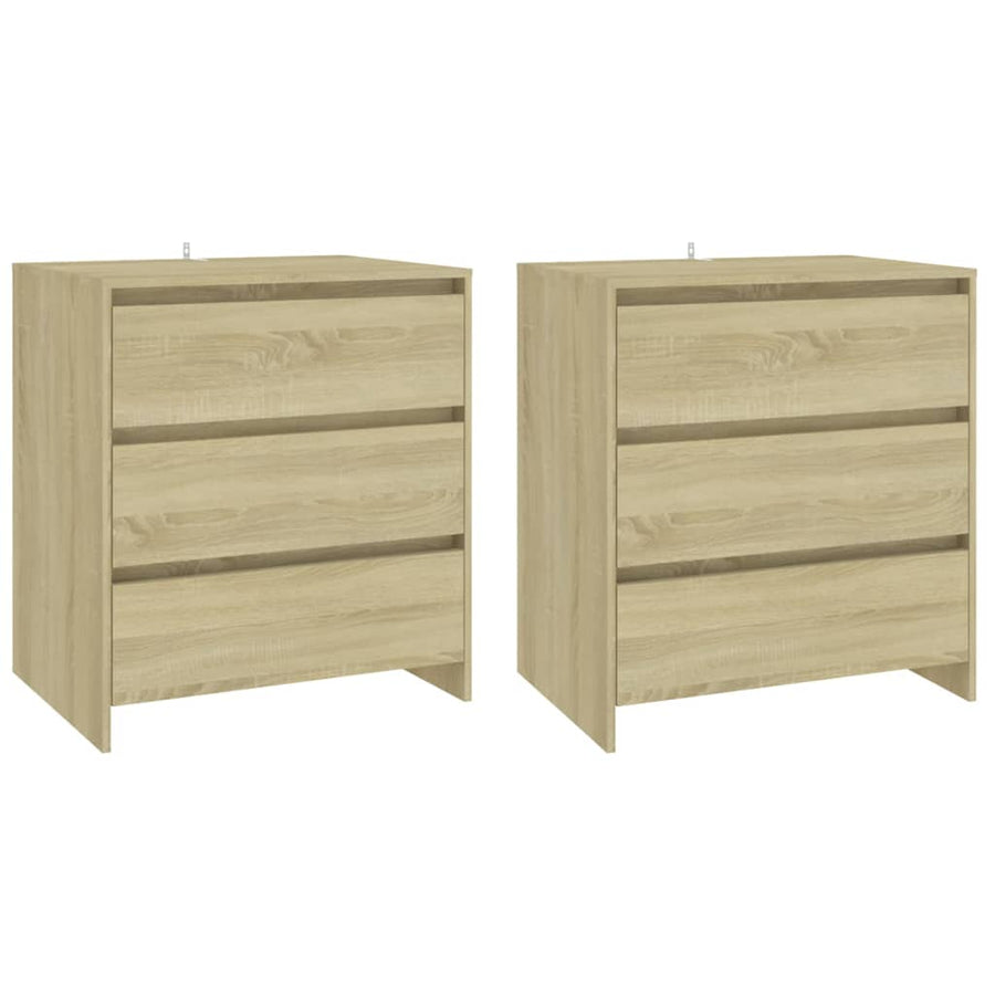 Dressoirs Bewerkt Hout Kleurig Sonoma eiken