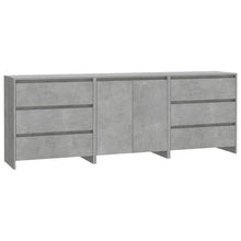 Dressoirs Bewerkt Hout Betongrijs