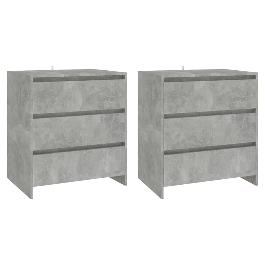 Dressoirs Bewerkt Hout Betongrijs