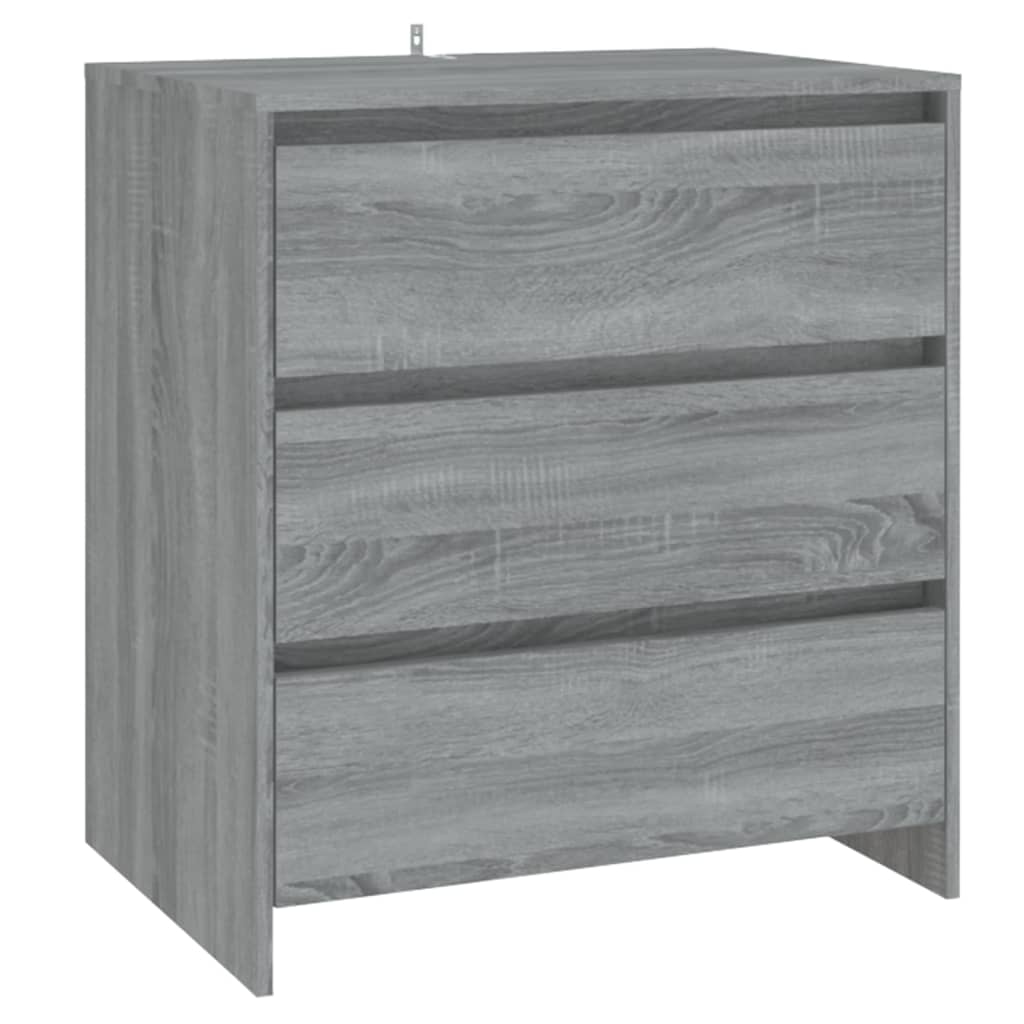 Dressoirs Bewerkt Hout Eikenkleurig Grijs sonoma